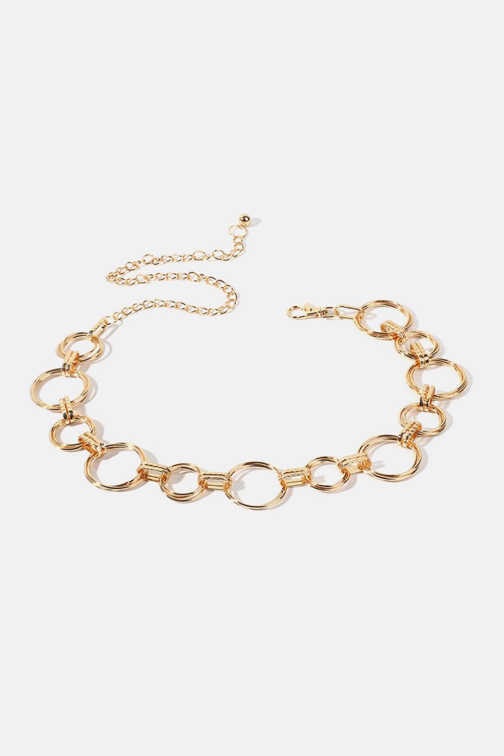 Alloy Chain Circle Shape Belt - Hovatok
