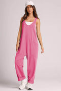 Lovelet Wide Strap Jumpsuit with Pockets - Hovatok