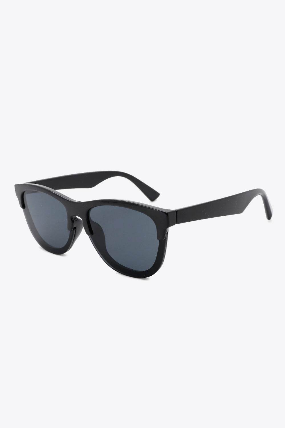UV400 Browline Wayfarer Sunglasses - Hovatok