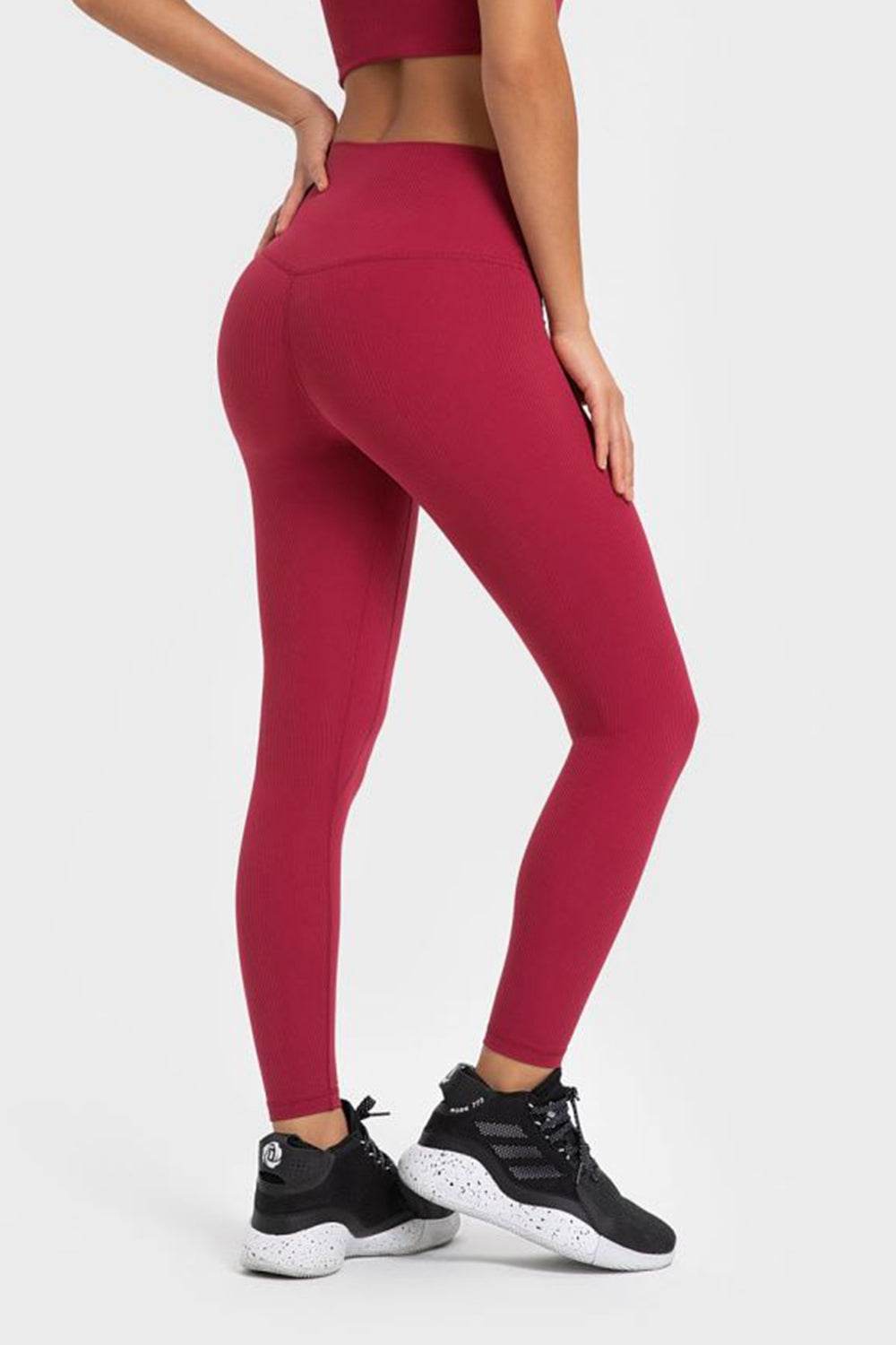 Millennia Highly Stretchy Wide Waistband Yoga Leggings - Hovatok