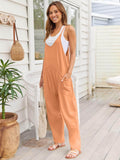 V-Neck Spaghetti Strap Jumpsuit - Hovatok