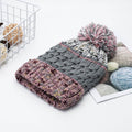 Contrast Thermal Hat with Pompom - Hovatok