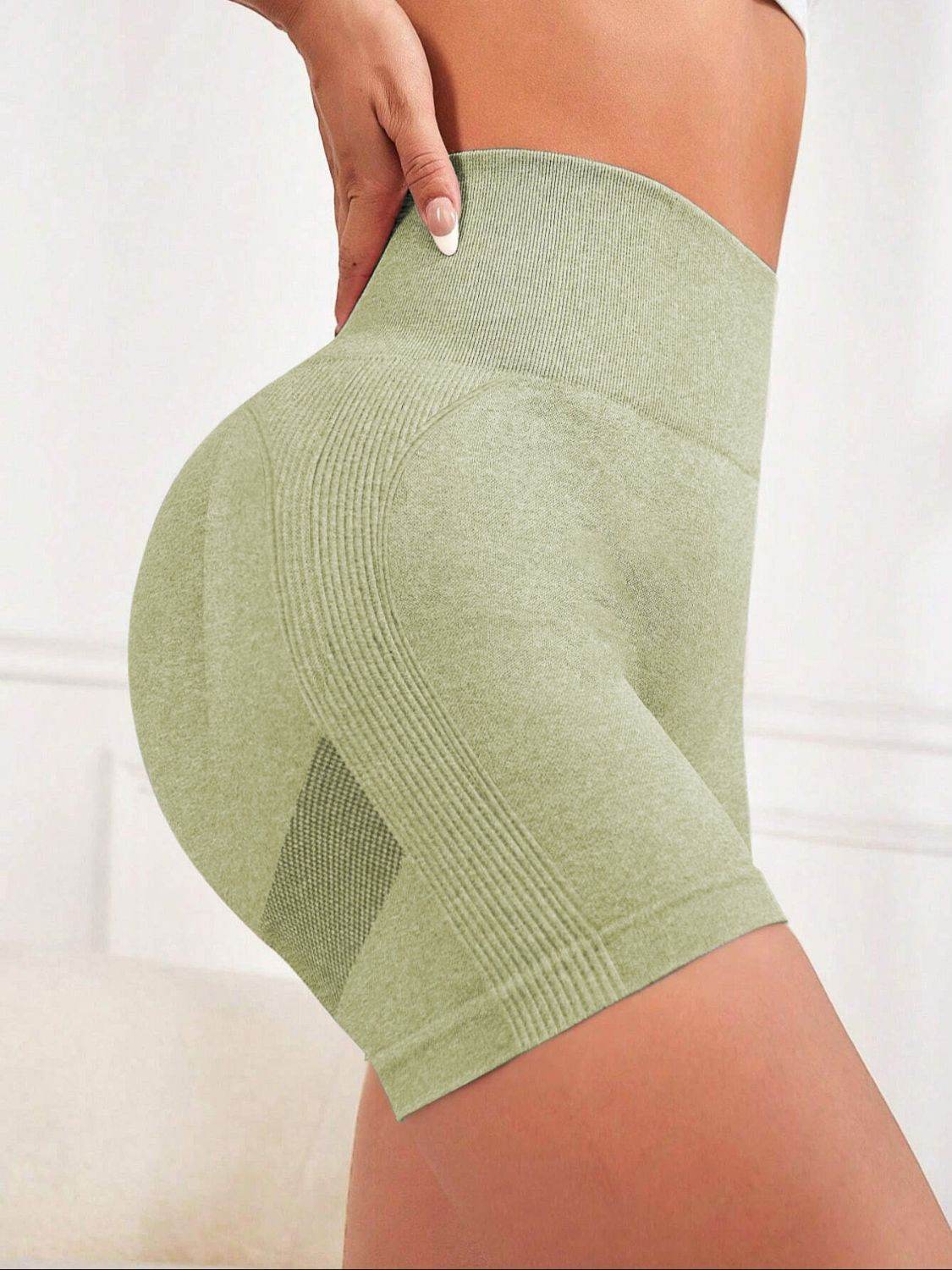 High Waist Active Shorts - Hovatok