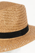 Fame Basket Weave Straw Sun Hat - Hovatok