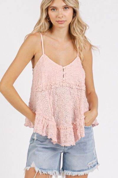 Mittoshop Textured V-Neck Cami - Hovatok