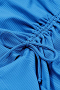 Ruched Elastic Waist Swim Skirt - Hovatok