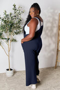 Double Take Full Size Wide Strap Overall with Pockets - Hovatok