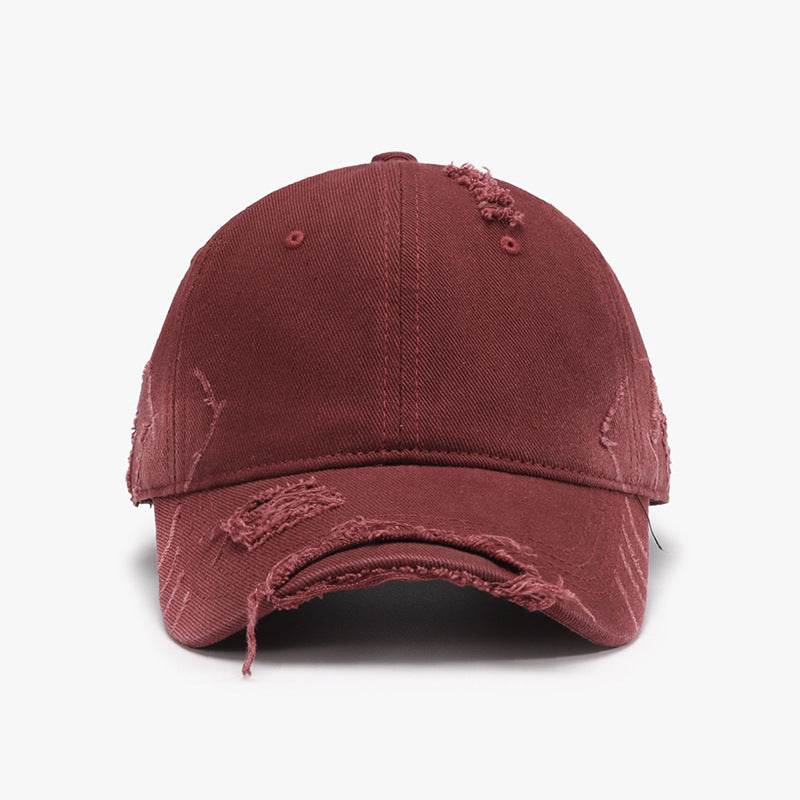 Distressed Adjustable Cotton Hat - Hovatok
