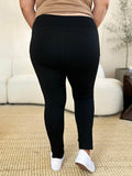 Wide Waistband Sports Leggings - Hovatok