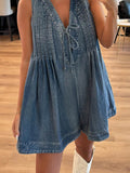 Tied Romper with Pockets - Hovatok