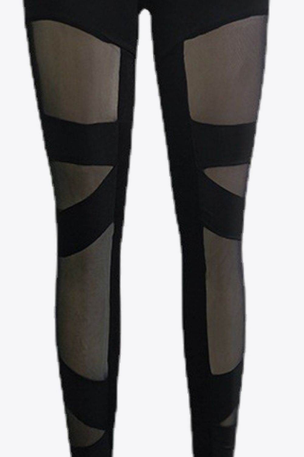Spliced Mesh Leggings - Hovatok