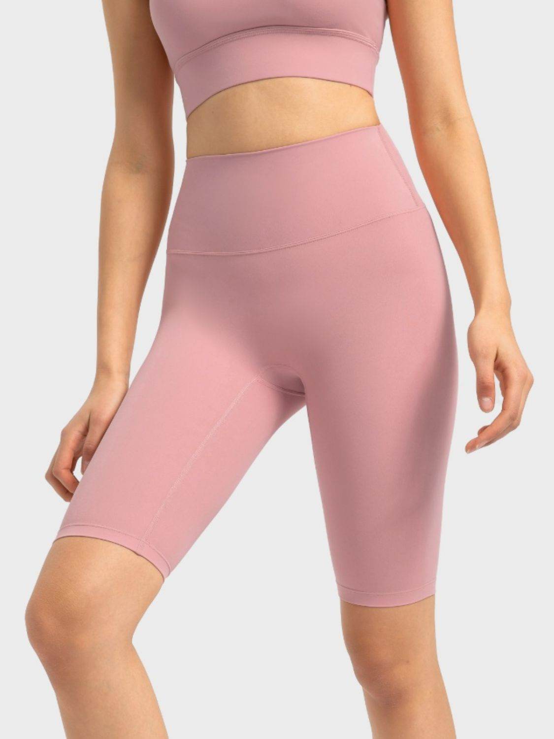 Millennia High Rise Wide Waistband Active Shorts - Hovatok
