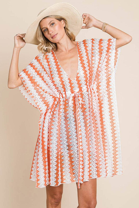 Cotton Bleu by Nu Label Multi Crochet Lace Cover Up - Hovatok