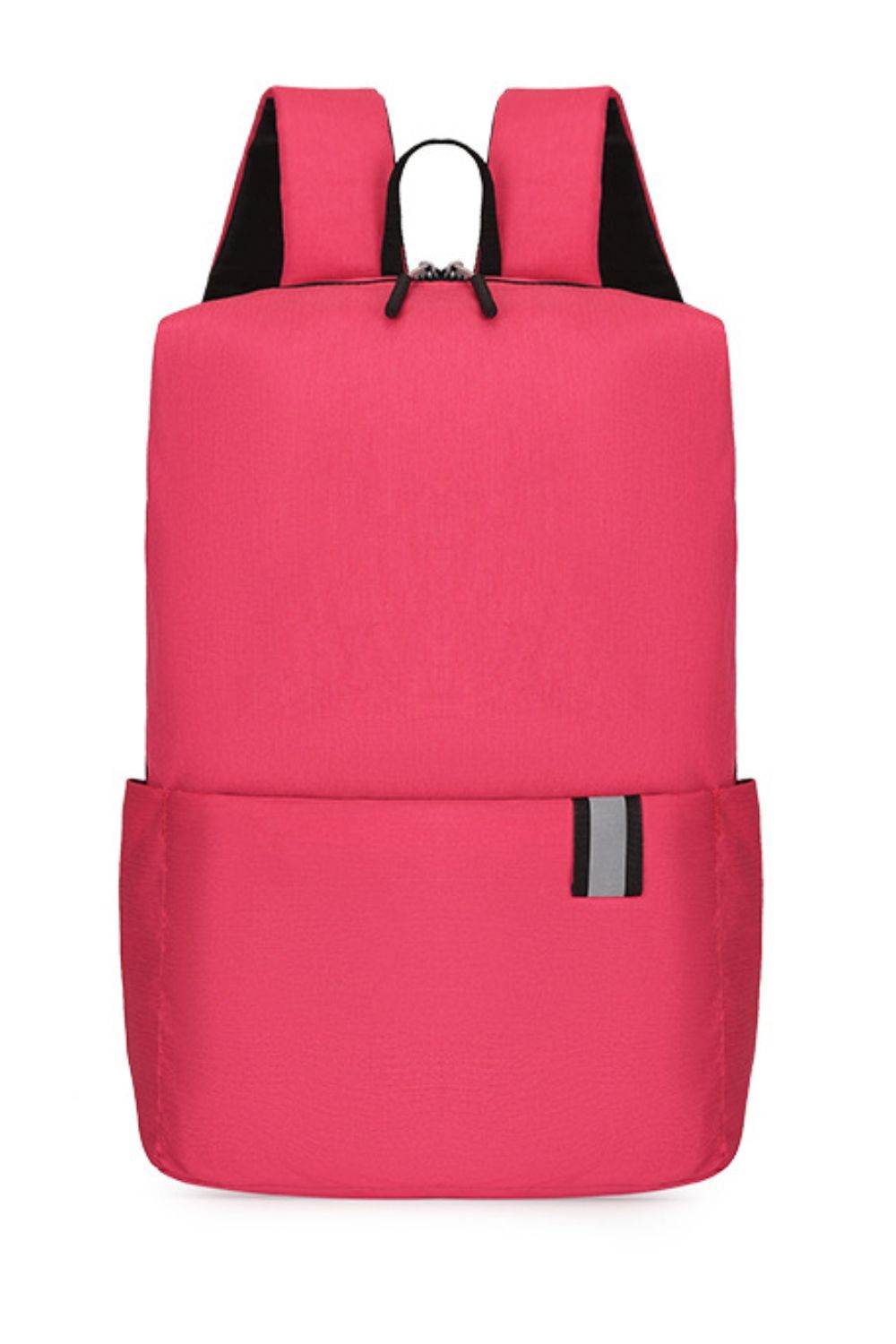 Solid Color Nylon Backpack Bag - Hovatok