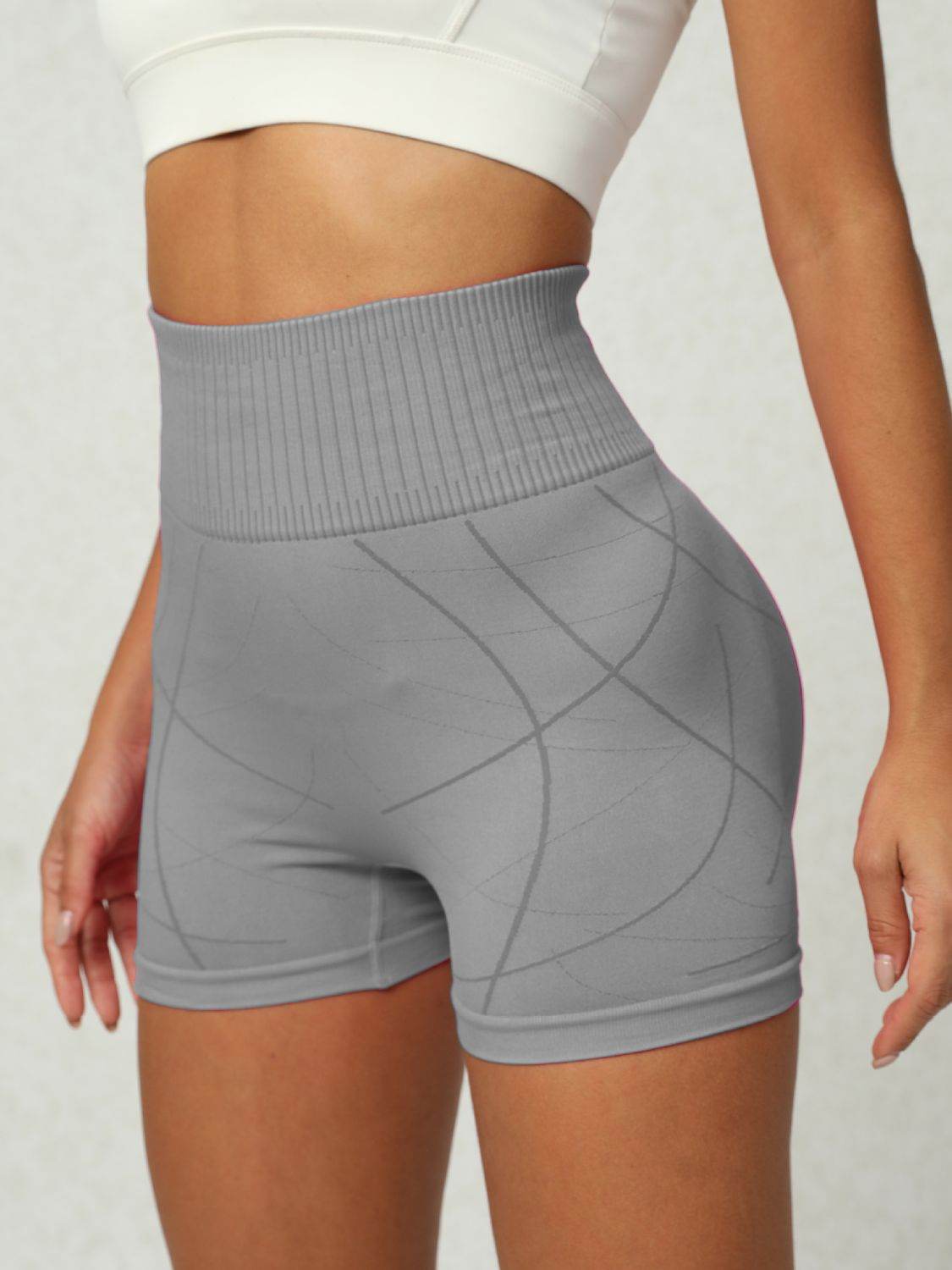 High Waist Active Shorts - Hovatok