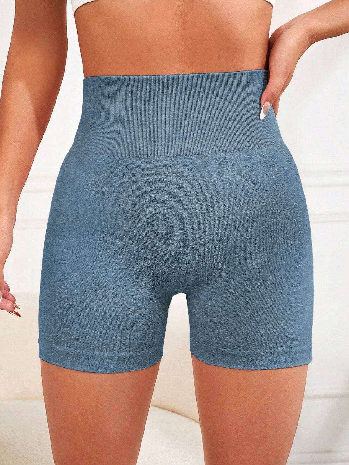 High Waist Active Shorts - Hovatok