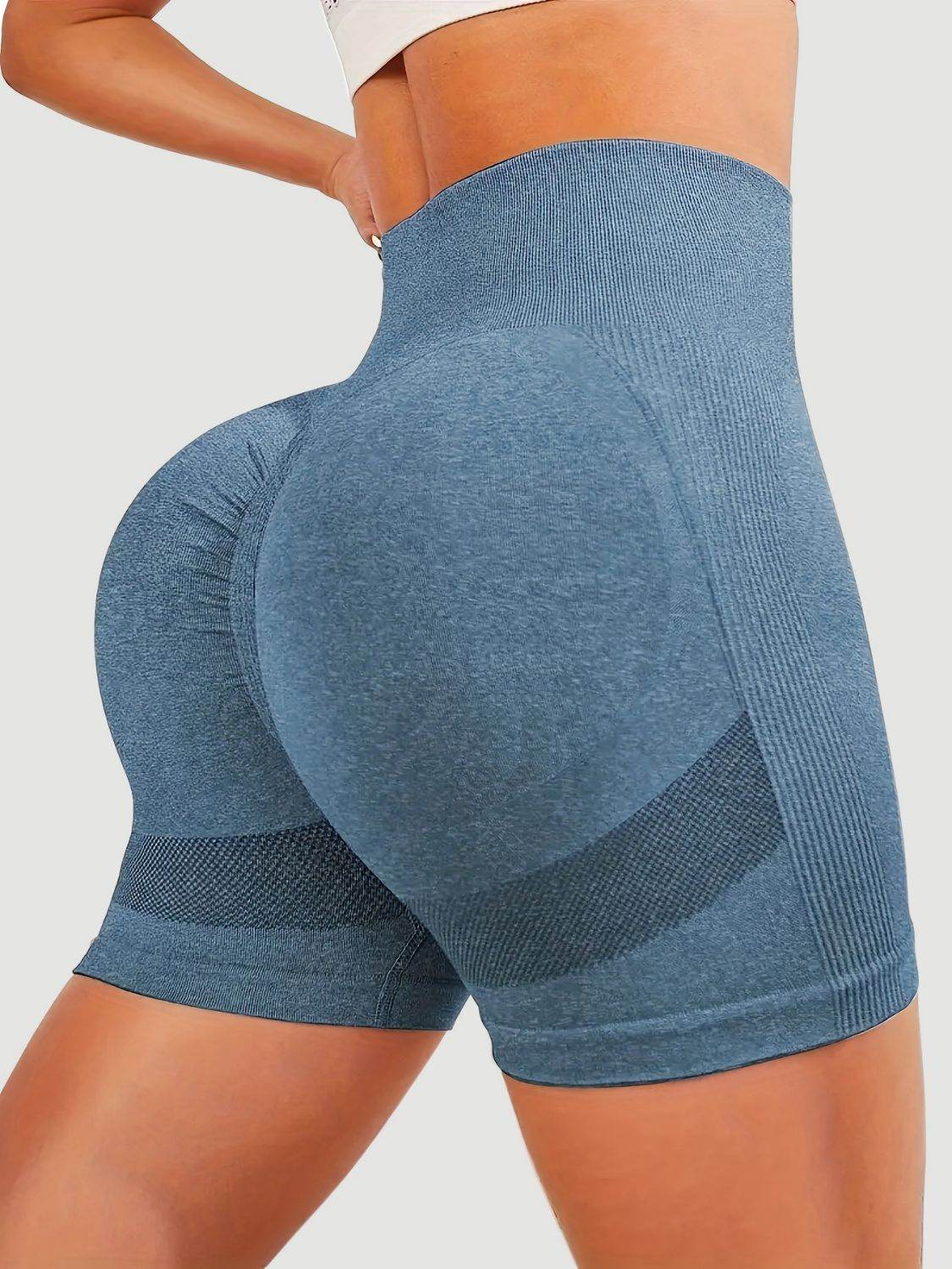 High Waist Active Shorts - Hovatok