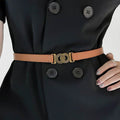 Alloy Buckle PU Belt - Hovatok