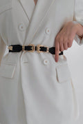 Double Buckle Elastic Belt - Hovatok