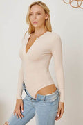 Zip Up Long Sleeve Bodysuit - Hovatok