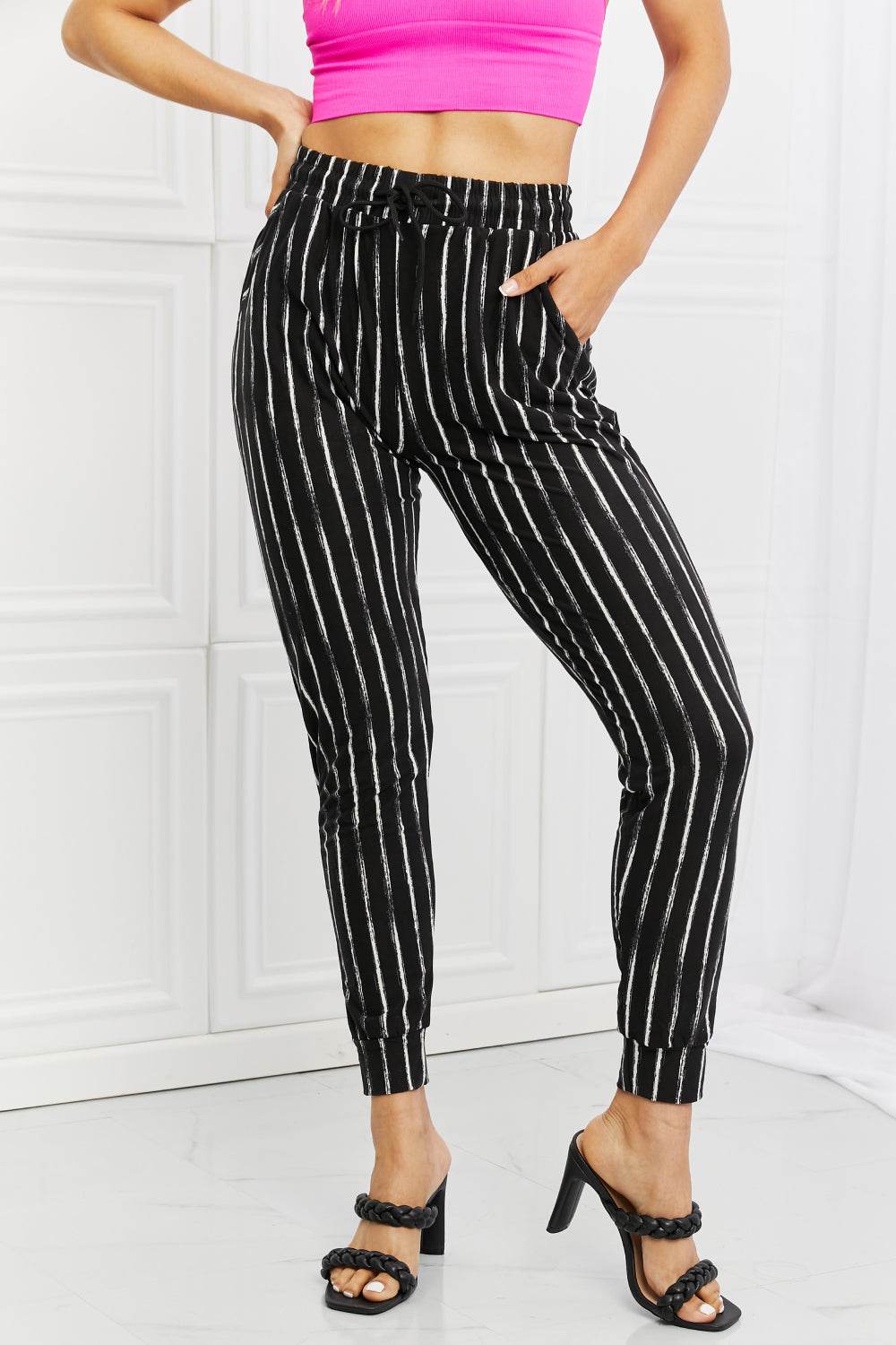 Leggings Depot Stay In Full Size Joggers - Hovatok