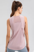 Round Neck Wide strap Active Tank - Hovatok