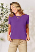 Basic Bae Full Size Round Neck Short Sleeve T-Shirt - Hovatok