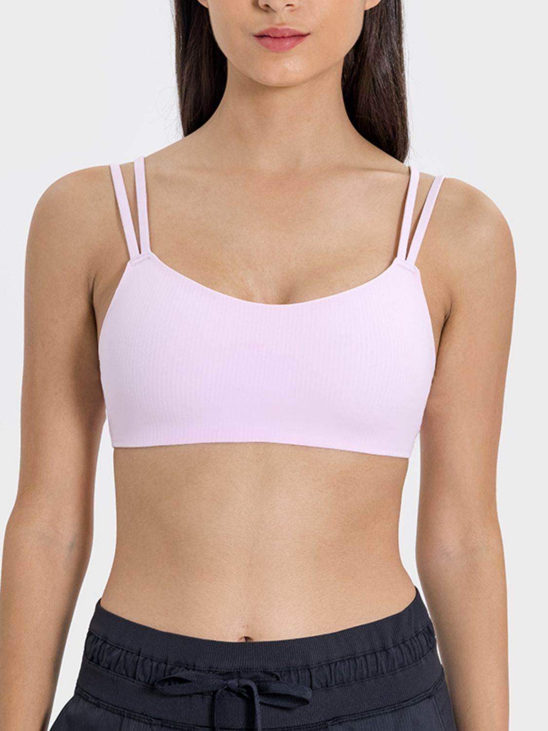Millennia Scoop Neck Double Strap Active Cami - Hovatok