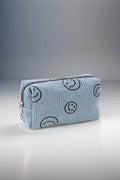 Zenana Smiley Face Corduroy Cosmetic Pouch - Hovatok