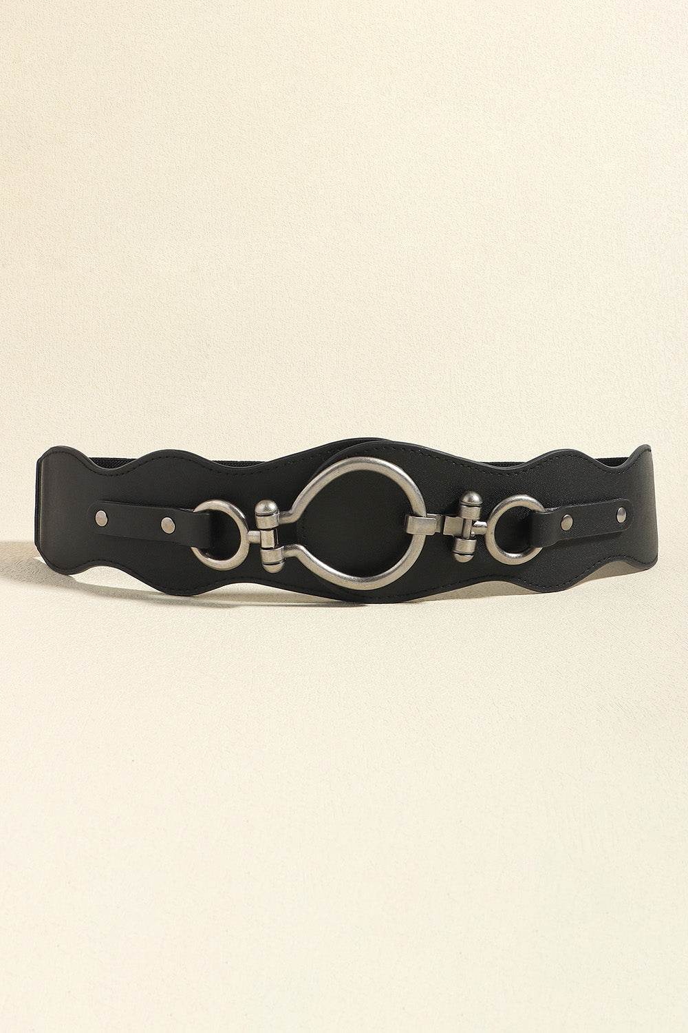 PU Leather Zinc Alloy Buckle Belt - Hovatok
