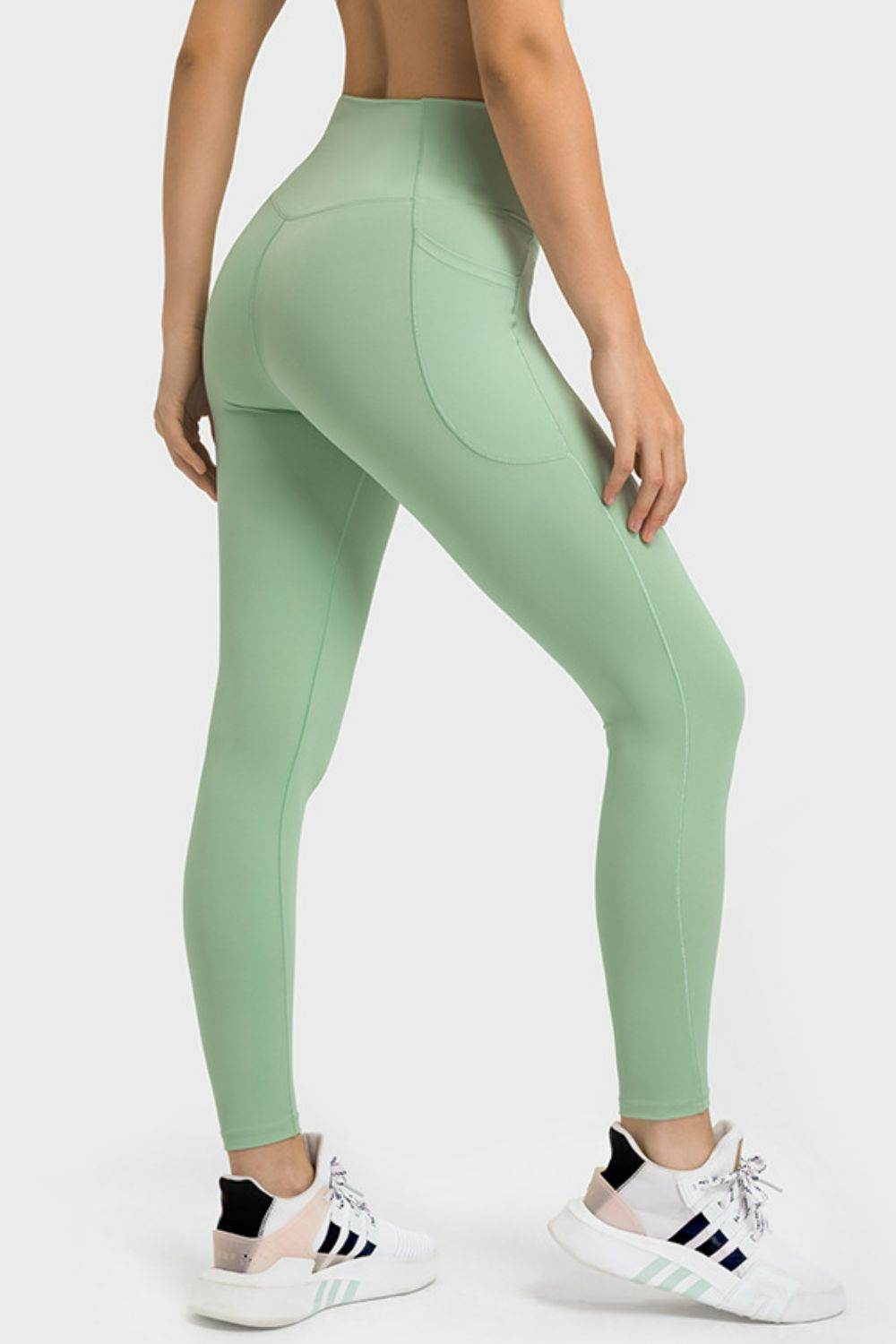 Millennia V-Waist Yoga Leggings with Pockets - Hovatok