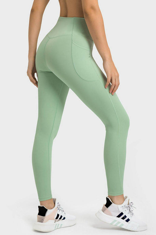 Millennia V-Waist Yoga Leggings with Pockets - Hovatok