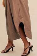 Annie Wear Smocked Puff Sleeve Midi Dress - Hovatok