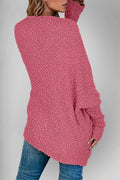 Double Take Pocketed Open Front Long Sleeve Cardigan - Hovatok