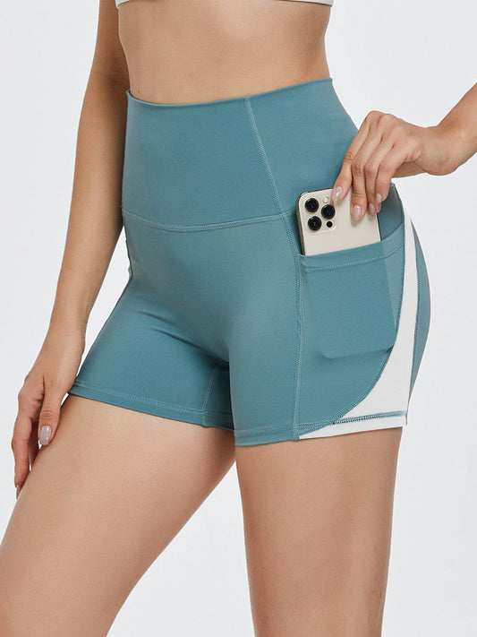 High Waist Active Shorts - Hovatok