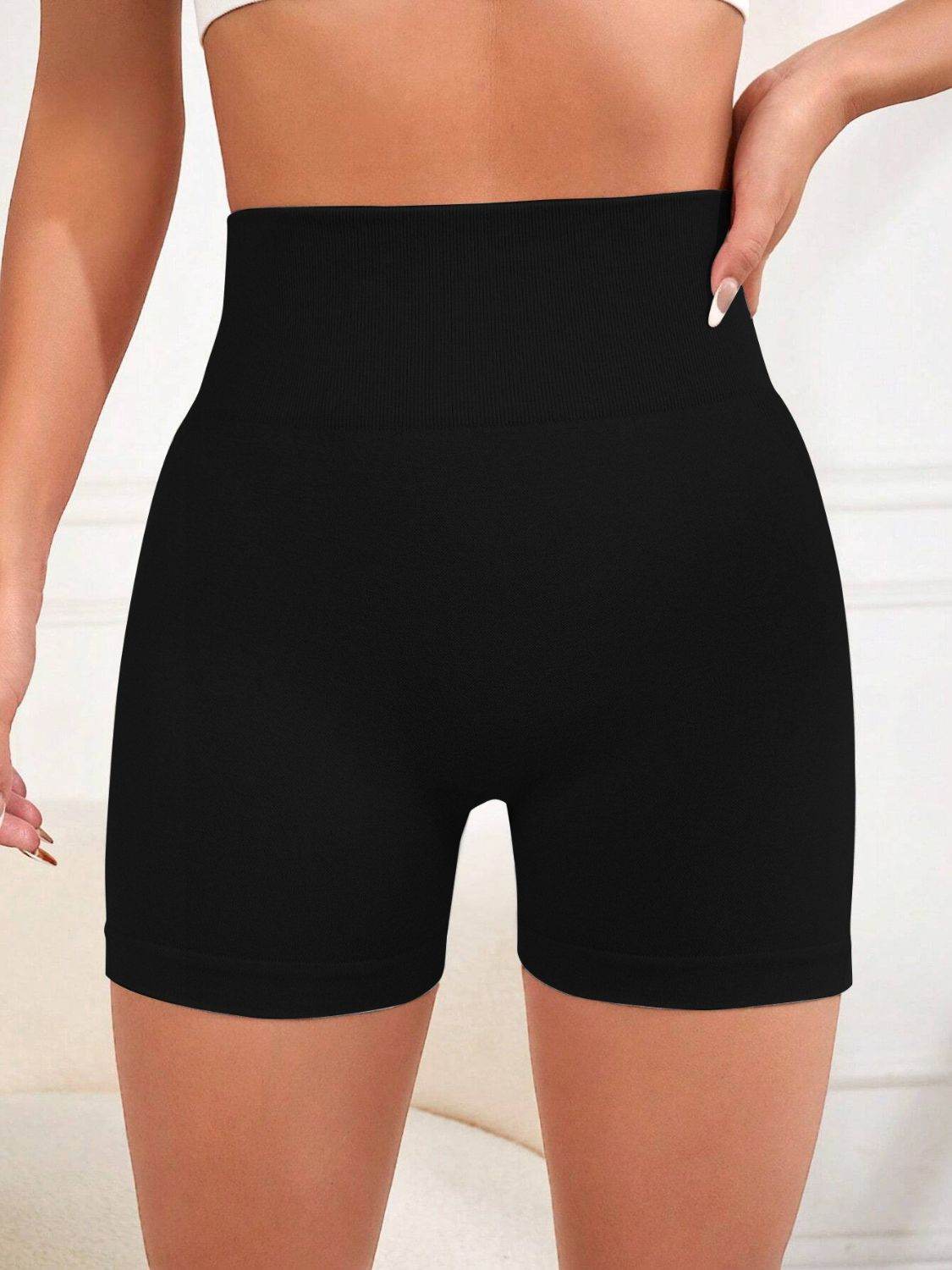 High Waist Active Shorts - Hovatok