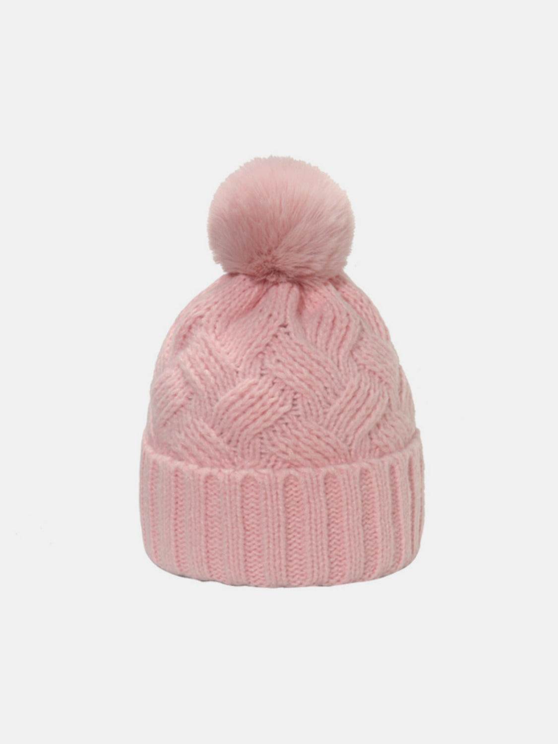 Roll Rim Cable-Knit Hat - Hovatok