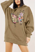 Simply Love Simply Love Full Size Butterfly Graphic Dropped Shoulder Hoodie - Hovatok