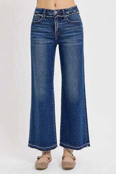 RISEN Full Size Tummy Control Bootcut Jeans Plus Size - Hovatok