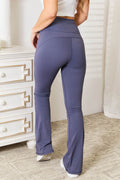 Millennia Basic Bae Wide Waistband Bootcut Sports Pants - Hovatok