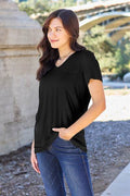 Basic Bae Bamboo Full Size V-Neck Short Sleeve T-Shirt - Hovatok