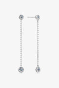 Adored Moissanite Chain Earrings - Hovatok
