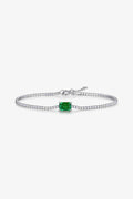 Adored 1 Carat Lab-Grown Emerald Bracelet - Hovatok