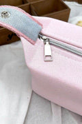 Zenana Waterproof Canvas Travel Cosmetic Bag - Hovatok