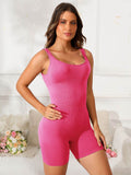 Scoop Neck Wide Strap Active Romper - Hovatok
