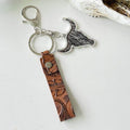 Rhinestone Bull Keychain - Hovatok