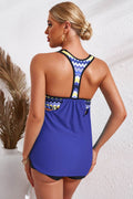 Chevron Stripe Racerback Swim Tank - Hovatok