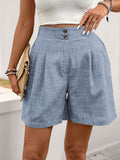 Perfee Frill Shorts with Pockets - Hovatok