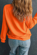 GAME DAY Round Neck Long Sleeve Sweatshirt - Hovatok
