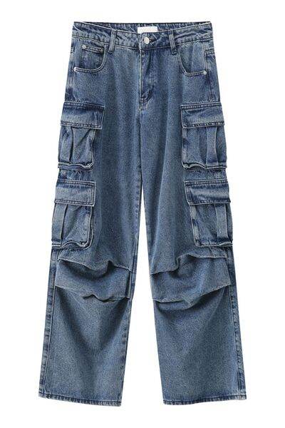 Jeans with Cargo Pockets - Hovatok